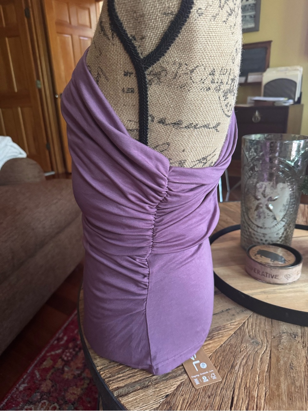 Ogl one shoulder tube to with bra NWT - Picture 3 of 6